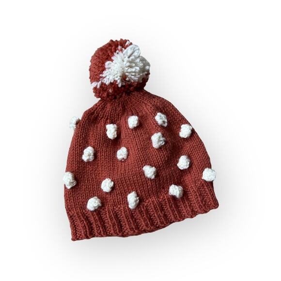 Handmade Popcorn Knit Beanie - Picture 1 of 2